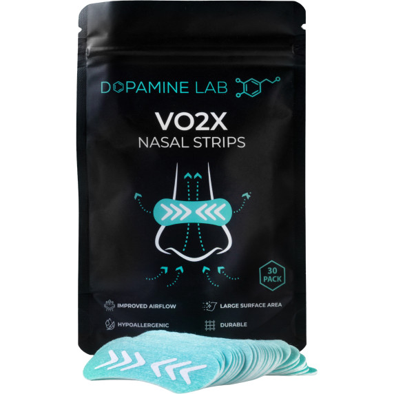 Dopamine Lab VO2X Nasal Strips 30 Pack Blue