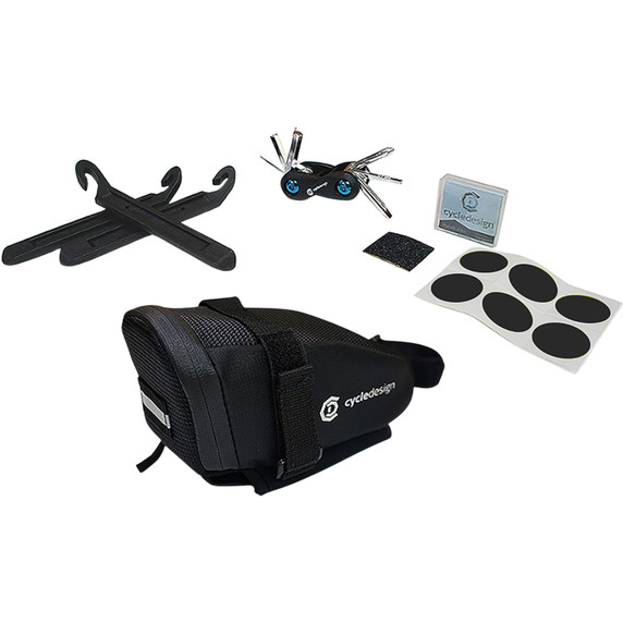 Cycle Design Mondo Saddle Bag + Tools Black