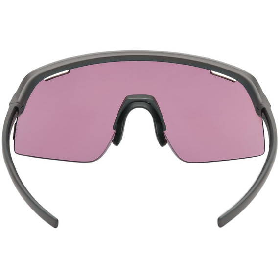 BBB Valor Sunglasses Matt Transparent Dark Grey Frame W/Flux Blue Mlc Lens