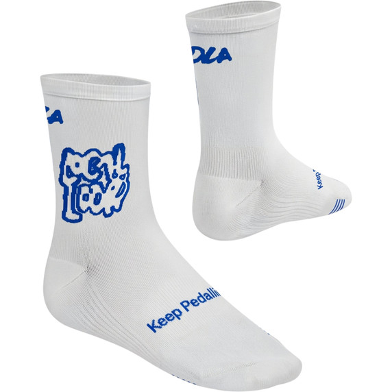 Pedla Lightweight Socks LOCAL LOOPS White
