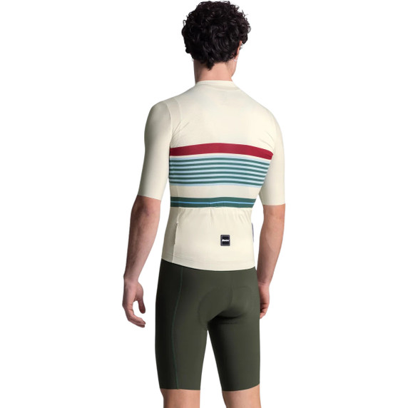Santini Bengal Evo Short Sleeve Jersey Cappuccino
