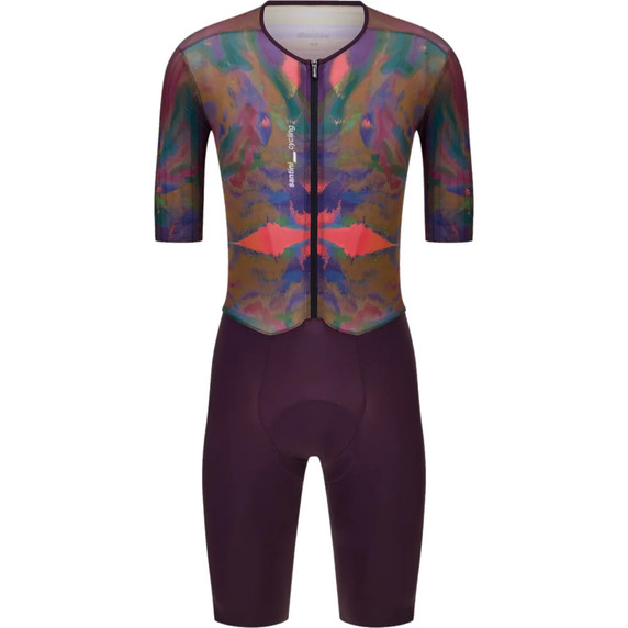 Santini Madss V6 Aerosuit Burgundy