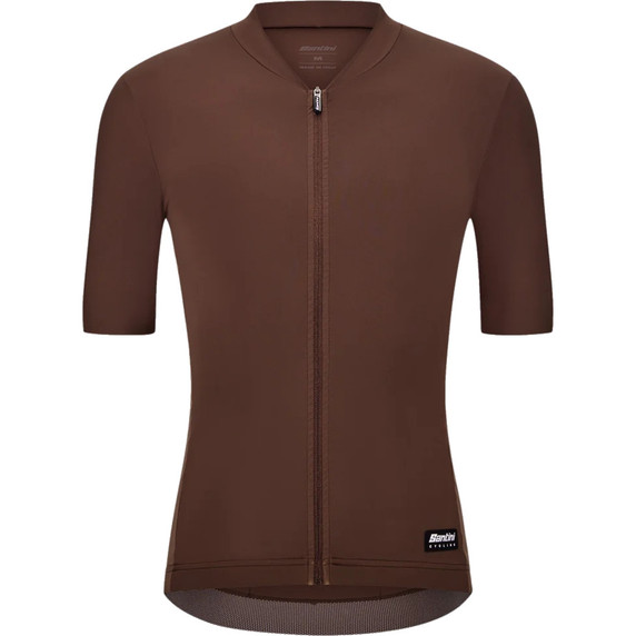 Santini Ready To Ride Short Sleeve Jersey Chocolate