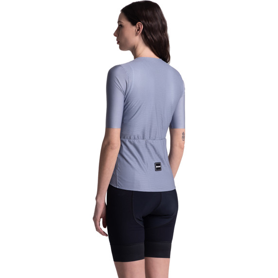 Santini Super Lite Short Sleeve Jersey Asphalt Gray