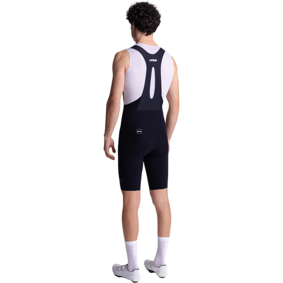 Santini Unico Edge Bibshorts Dark Black