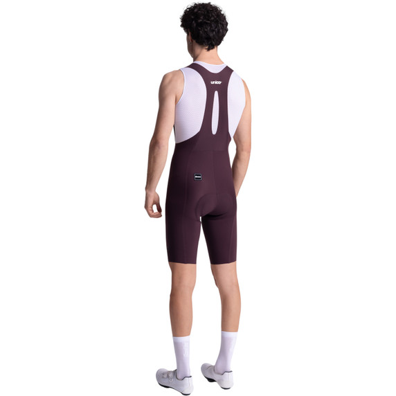 Santini Unico Edge BibShorts Dark Burgundy