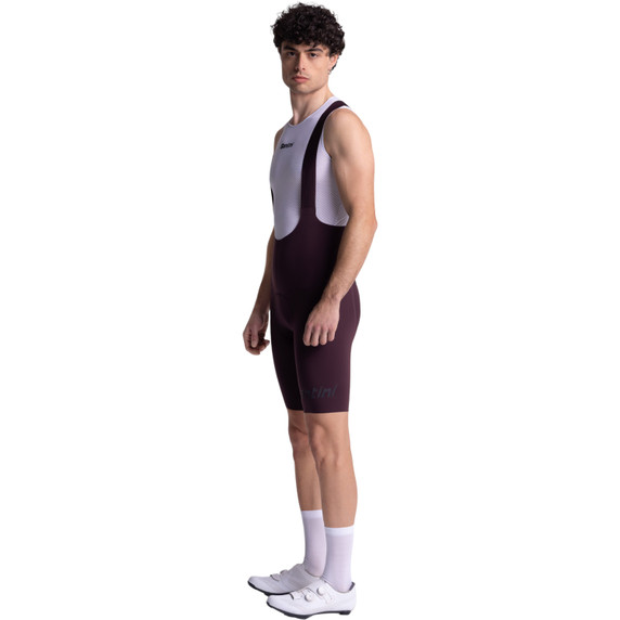 Santini Unico Edge BibShorts Dark Burgundy