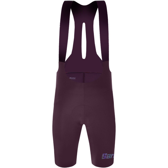 Santini Unico Edge BibShorts Dark Burgundy