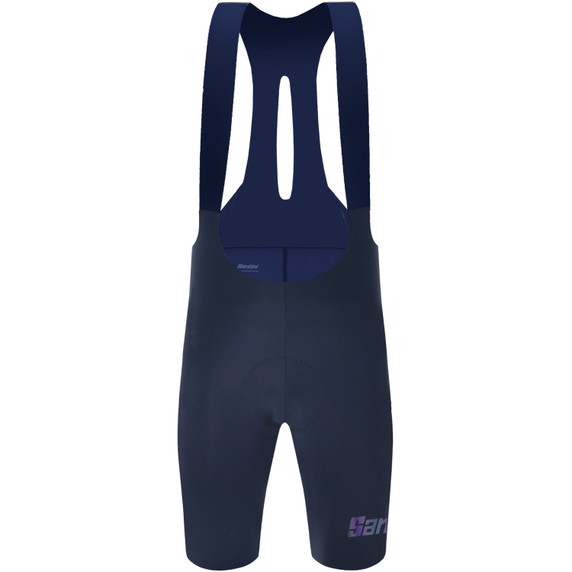 Santini Unico Edge Bibshorts Nautical Blue