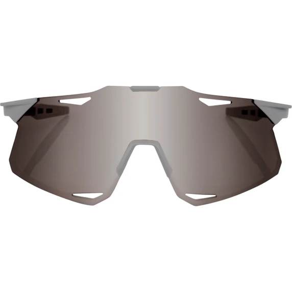 100% Hypercraft Sunglasses Matte Stone Grey w/HiPER Silver Lens