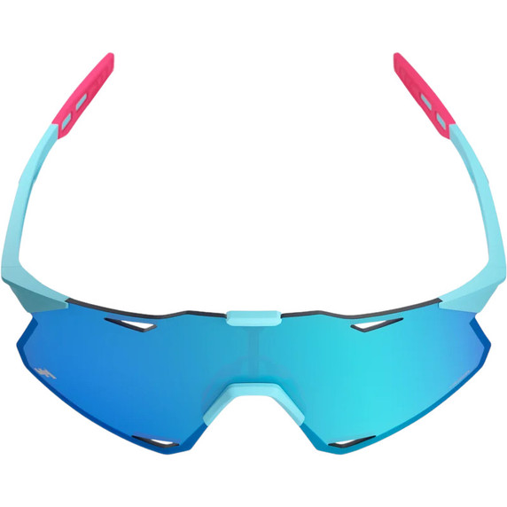 100% Hypercraft Sunglasses Tatis 4 w/Blue Topaz Mirror Lens
