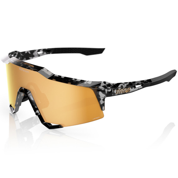 100% Speedcraft Sunglasses Money Mike 3 w/HiPER 24K Gold Mirror Lens