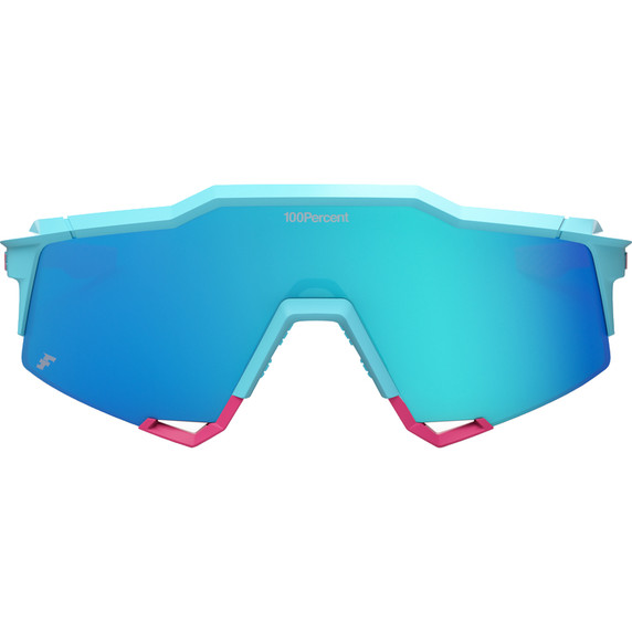 100% Speedcraft Sunglasses Tatis 4 w/Blue Topaz Mirror Lens
