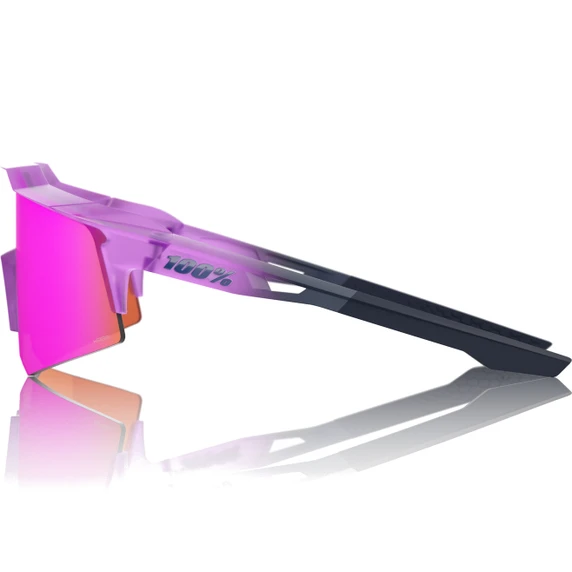 100% Speedcraft XS Sunglasses Toyoko w/HiPER Vital Pink Mirror Lens