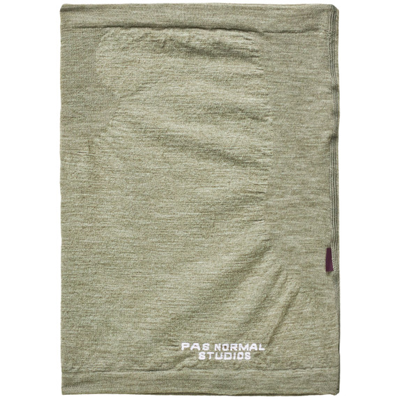 Pas Normal Studios Logo Merino Knit Necktube Earth Unisize