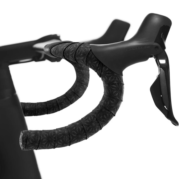Supacaz Suede Bar Tape Black + Black Star Plugz