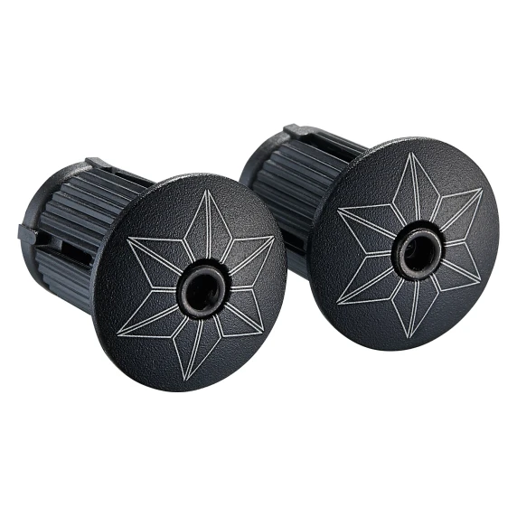 Supacaz Suede Bar Tape Neon Pink + Black Star Plugz