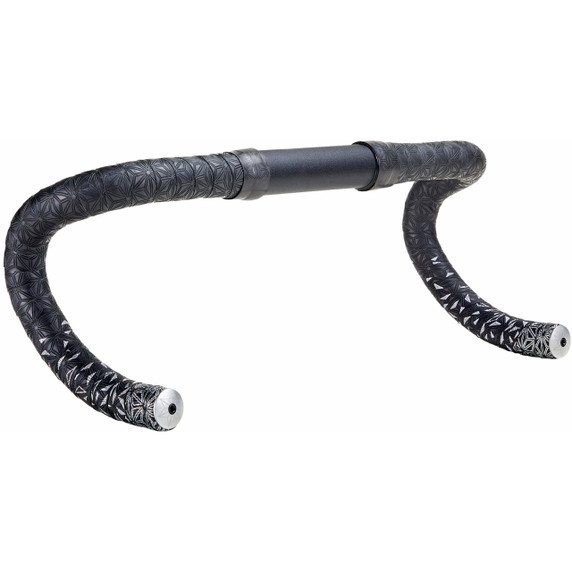 Supacaz Super Sticky Kush Galaxy Bar Tape Platinum, + Platinum Star Plugz