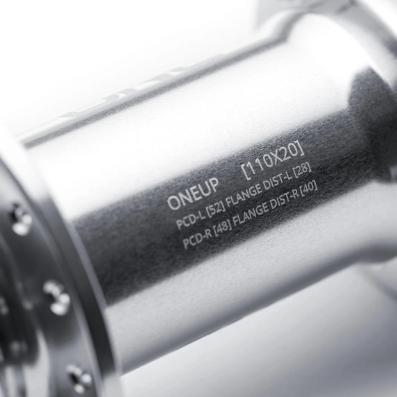 OneUp Components Front Hub Boost 20x110mm 32H Silver