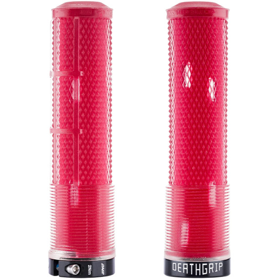 DMR DeathGrip 2 Flangeless Grips Clear Red