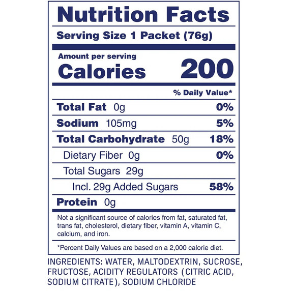 Carbs Fuel Energy Gel Original 50g