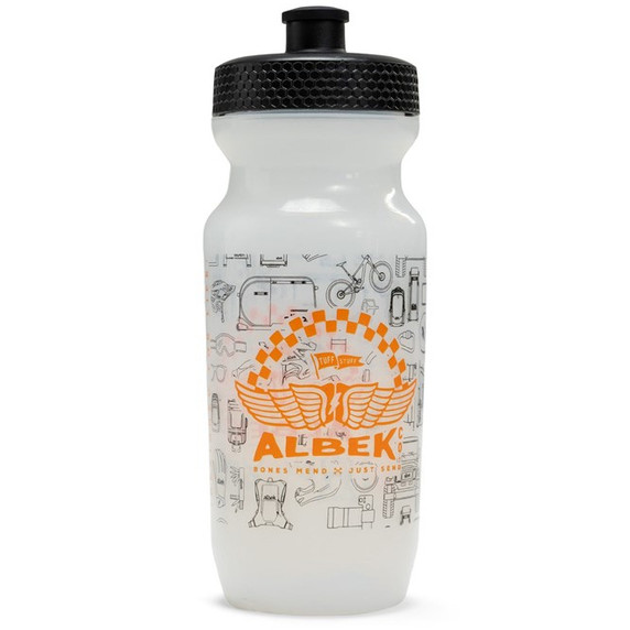 Albek Plant Based Water Bottle 600ml Clear