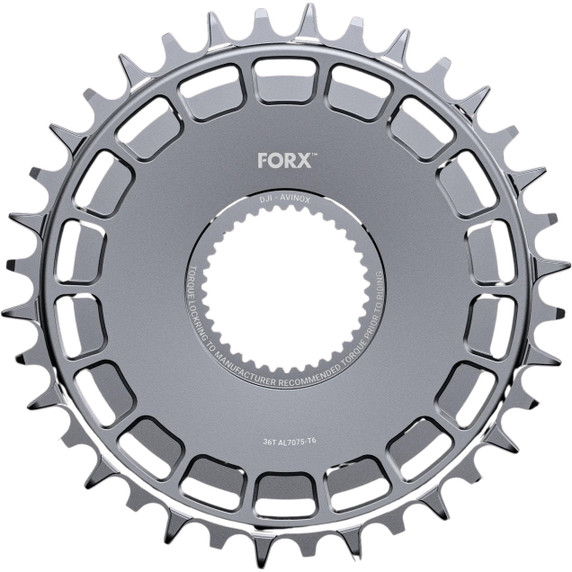 Forx DJI Avinox DM Chainring Platinum