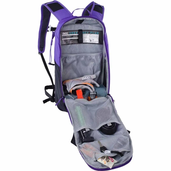 Evoc Ride 8 Backpack W/ Hydration Bladder 2 Violet/Black
