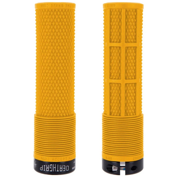 DMR Brendog DeathGrip Flangeless Grips Yellow