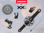 SRAM XX-SL Eagle AXS Transmission DUB MTB Groupset Lunar Black