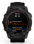 Garmin fenix 7X Sapphire Solar Multisport GPS Watch Carbon Grey DLC Titanium w/Black Band