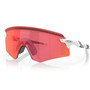 Oakley Encoder Prizm Trail Torch Lenses Matte White Frame Sunglasses