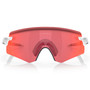 Oakley Encoder Prizm Trail Torch Lenses Matte White Frame Sunglasses