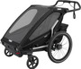 Thule Chariot Sport 2 Kids Bike Trailer Midnight Black