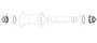 Zipp ZR1 Front Hub Quick Release Axle End Cap Set