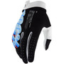 100% iTrack System Black Gloves