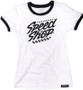 Fasthouse Haste SS Womens T-Shirt White/Black 2022
