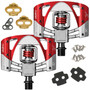 Crank Brothers Mallet 3 MTB Pedals Red/Red Spring