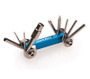 Park Tool IB-2 I-Beam Mini Fold Up Hex Wrench/Screwdriver/Star Driver Set