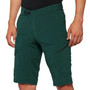 100% Ridecamp MTB Shorts Forest Green