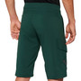 100% Ridecamp MTB Shorts Forest Green