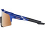 100% Speedcraft Sunglasses Gloss Cobalt Blue (HiPER Copper Mirror Lens)