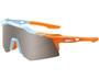 100% Speedcraft XS Sunglasses Soft Tact Two Tone (HiPER Silver Mirror Lens)