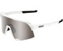 100% S3 Sunglasses Matte White (HiPER Silver Mirror Lens)