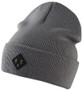 YT Logo Knitted Beanie Medium Grey