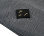 YT Logo Knitted Beanie Medium Grey