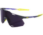 100% Hypercraft XS Sunglasses Matte Metallic Digital Brights (Dark Purple Lens)