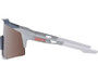 100% Speedcraft Sunglasses Soft Tact Stone Grey (HiPER Crimson Silver Mirror Lens)