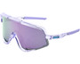 100% Glendale Sunglasses Polished Translucent Lavender (HiPER Lavender Mirror Lens)