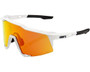 100% Speedcraft Sunglasses Soft Tact Off White (HiPER Red Multilayer Mirror Lens)